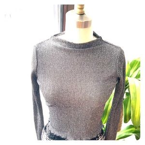 Sparkly Mesh Long sleeve top
